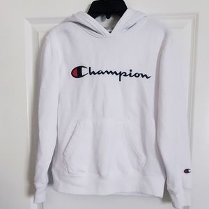 CHAMPION Boys Hoodie | Youth Medium